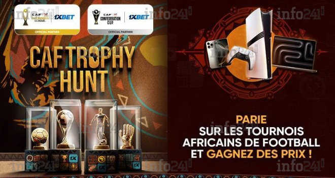 CAF Trophy Hunt : Gagne un Apple MacBook Pro, PlayStation 5 Pro, Xiaomi POCO X6 Pro et d’autres prix avec la promotion 1xBet !