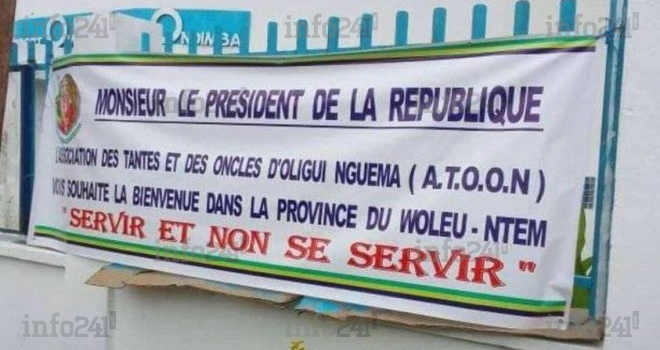 Oligui Nguema chaudement accueilli à Oyem par ATOON, l’association de ses tantes et oncles