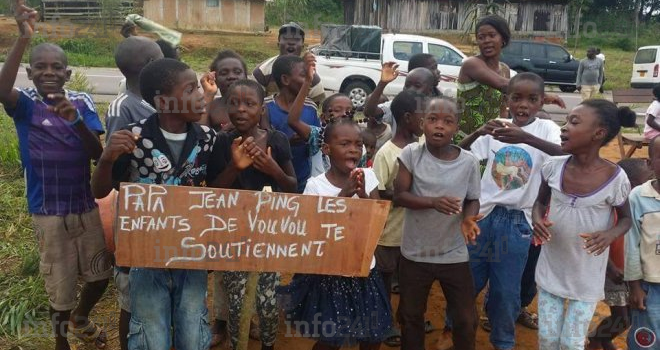 Les enfants de Vouvou « soutiennent » Papa Jean Ping !